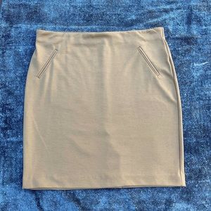 Tan Pencil Skirt